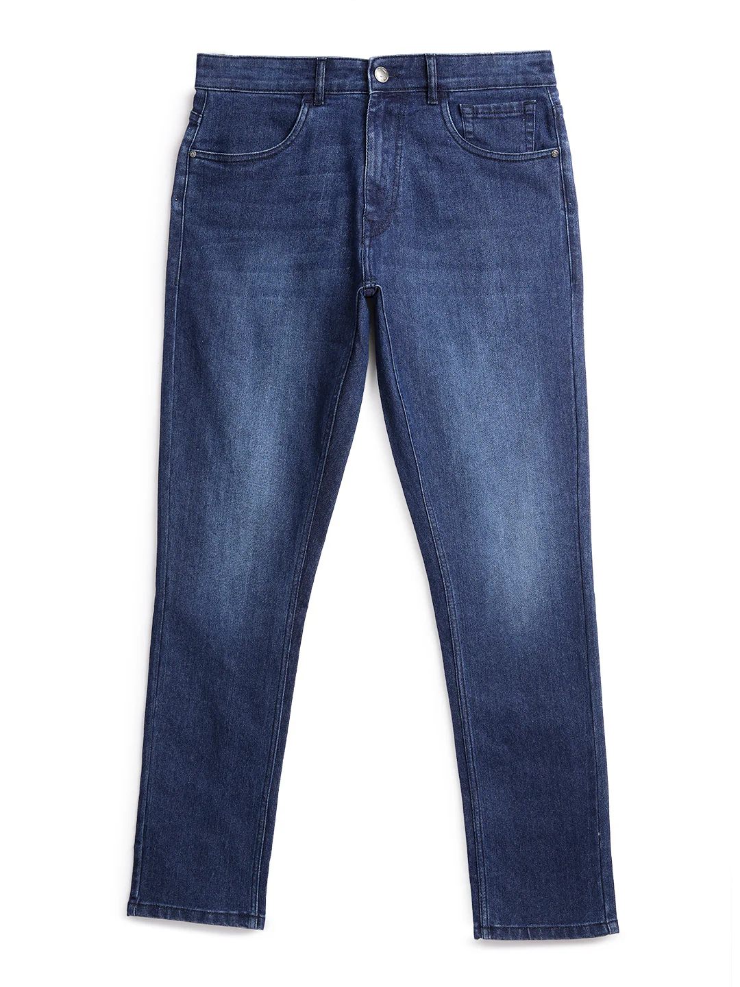 Dark Blue Slide Basic Jeans - Image 6
