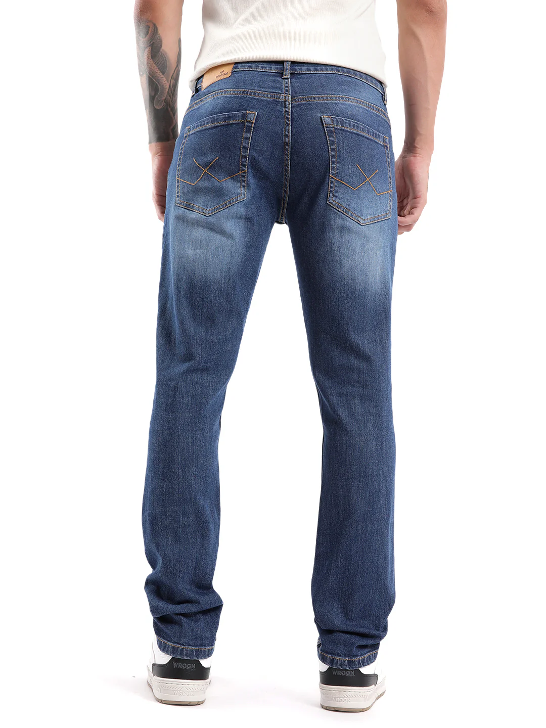 Dark Blue Stride Classic Jeans - Image 3