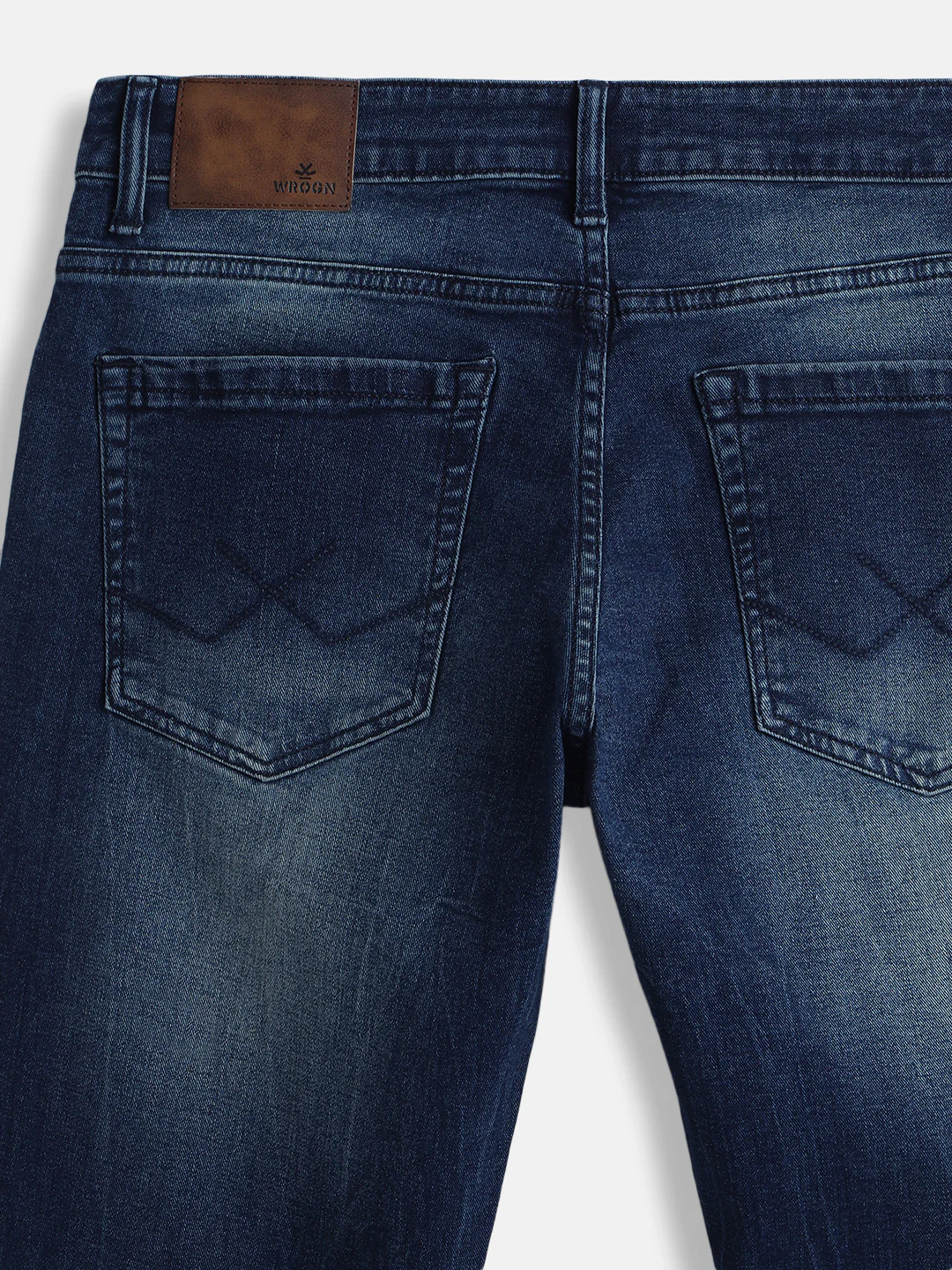 Dark Grey Dobby Jeans - Image 4