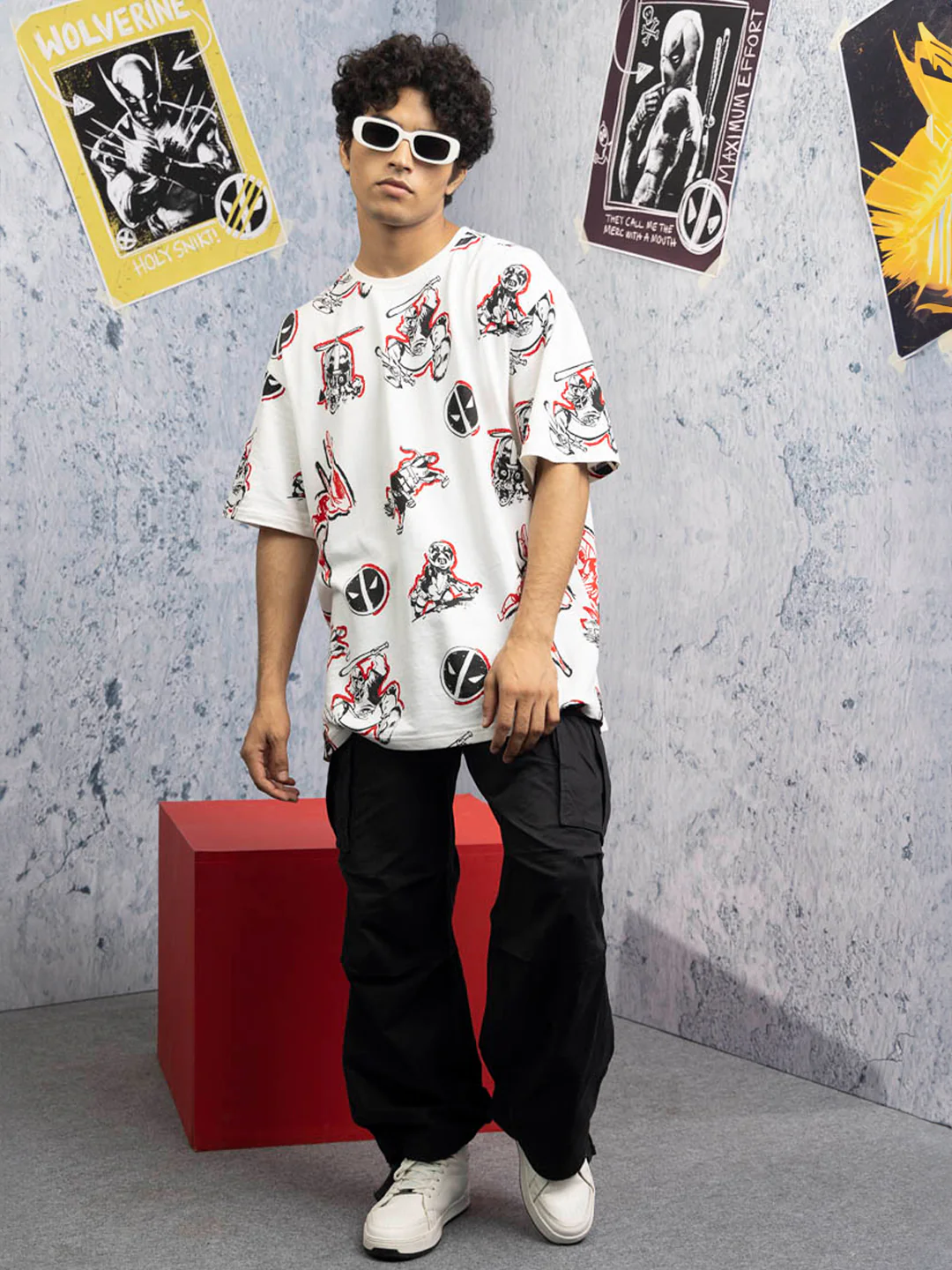 Deadpool Squad AOP Oversized T-Shirt - Image 2