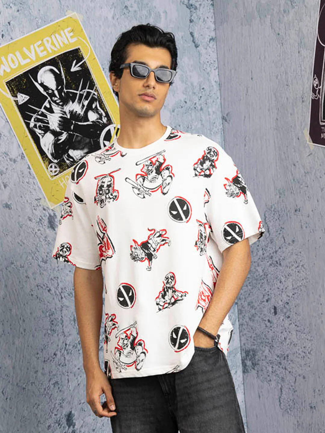 Deadpool Squad AOP Oversized T-Shirt - Image 3