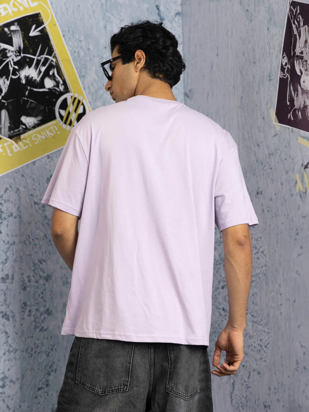 Deadpool Squad Purple Oversized T-Shirt - Image 3