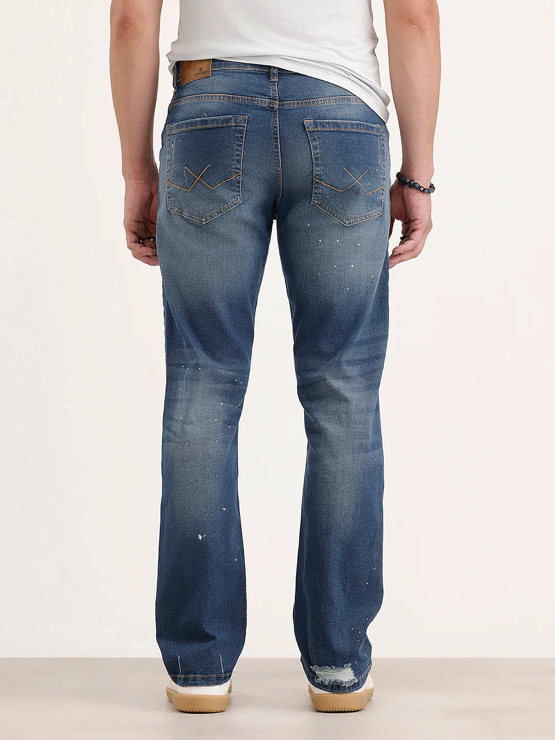 Distressed Anti Fit Denim Jeans | Blue - Image 3
