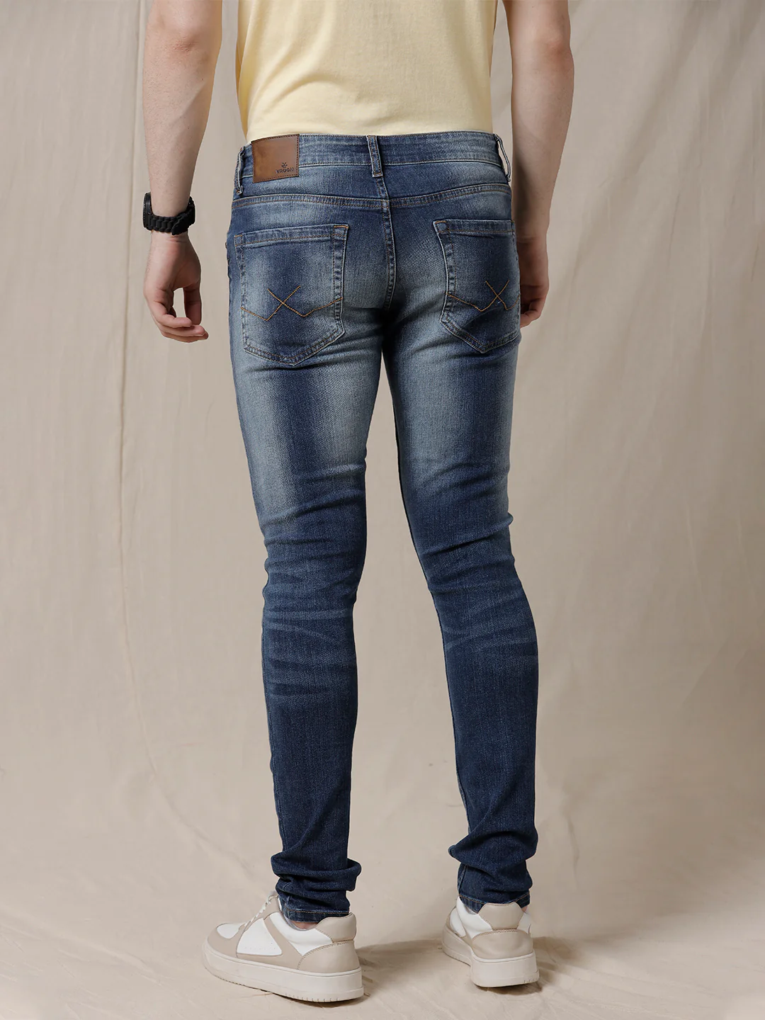 Distressed Medstone Blue Jeans - Image 3