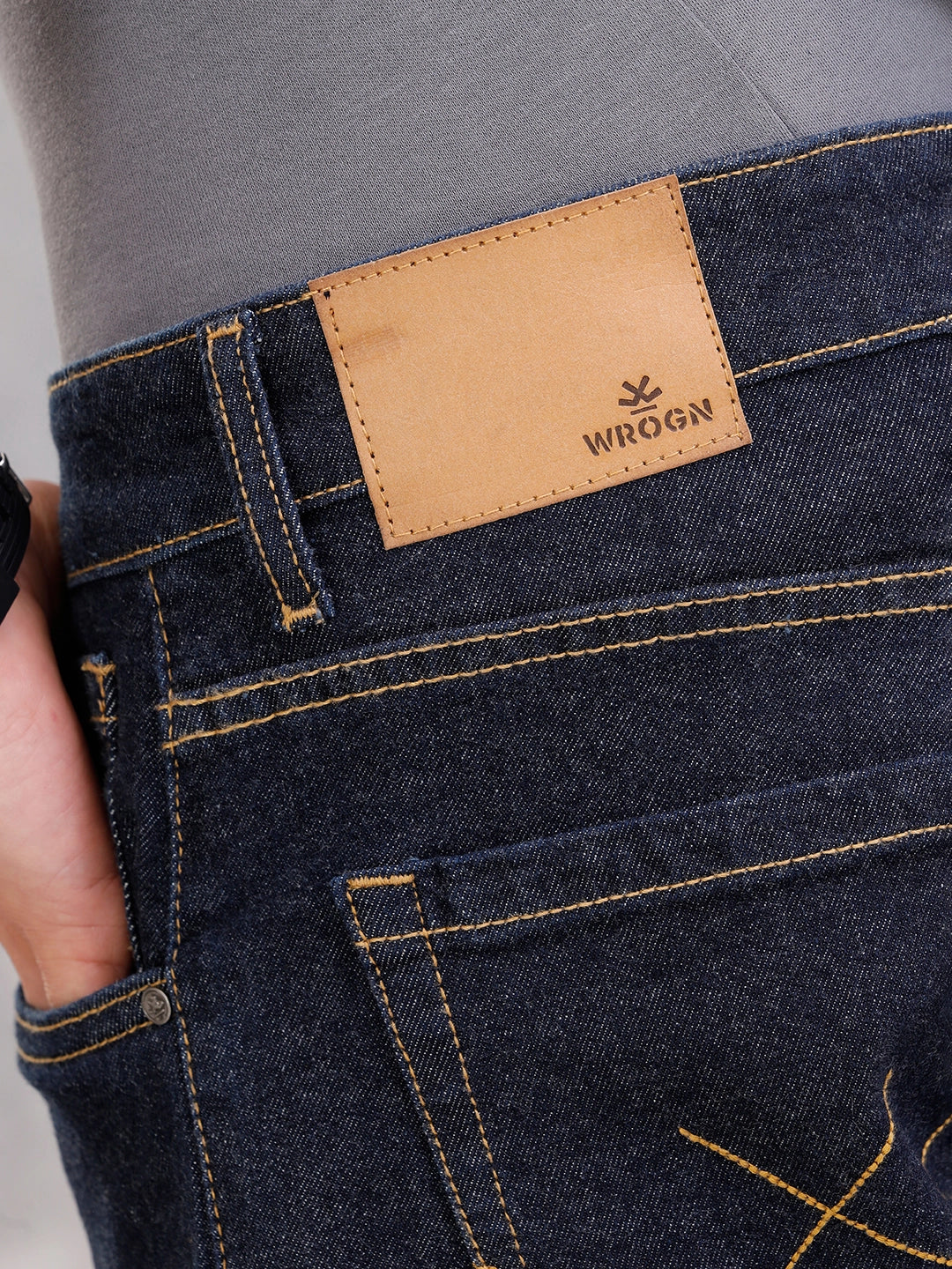 Blue Rinse Wash Skinny Crop Jeans I Blue - Image 5