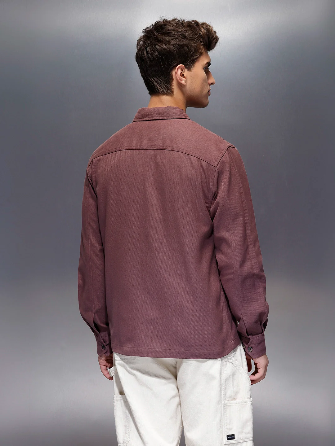 Double Pocket Oversized Jacket  | Peach - Image 3
