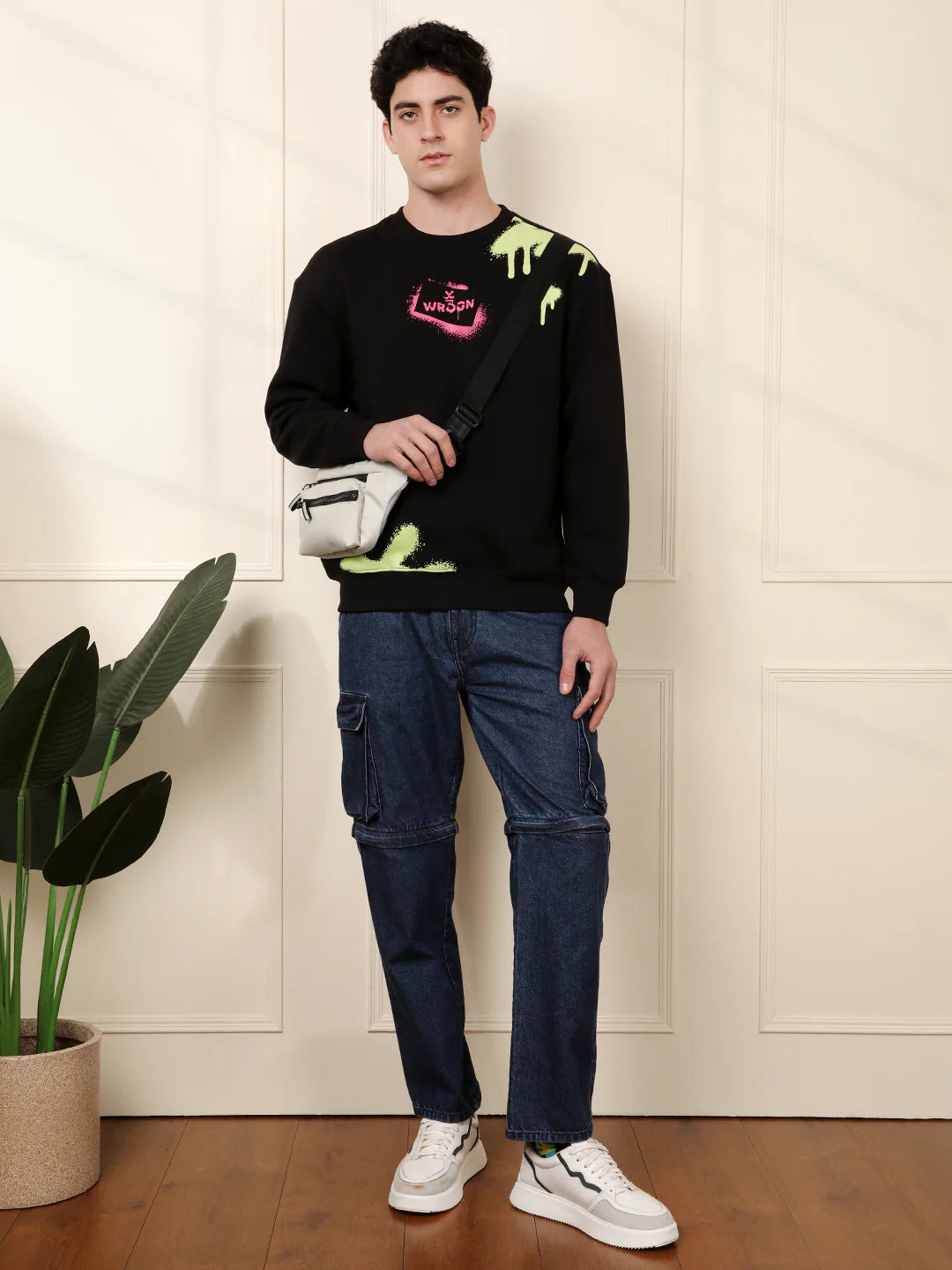 DP Printed Black Sweatshirt - Image 2