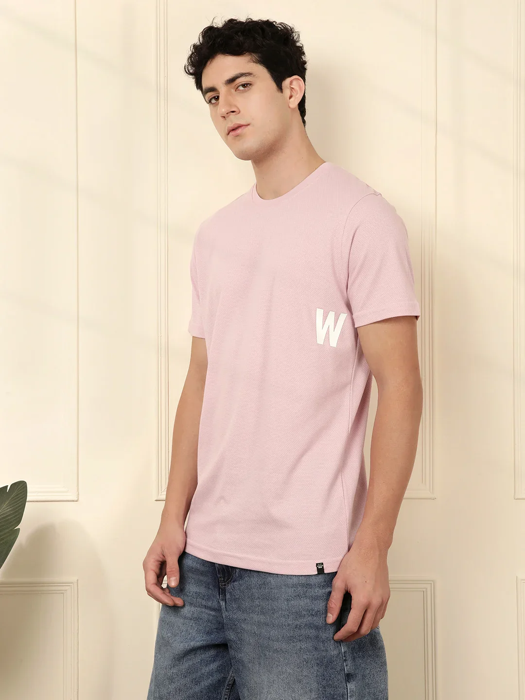 Drop Logo Pink T-Shirt - Image 4