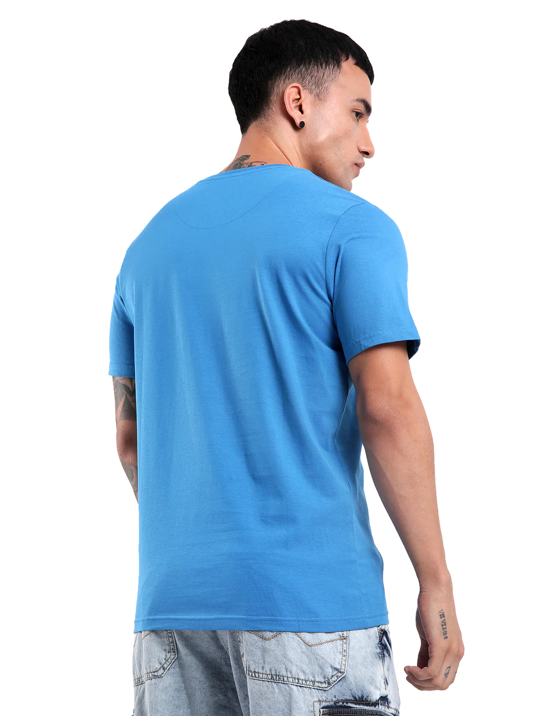 Dual Lines Crew Neck T-Shirt - Image 3