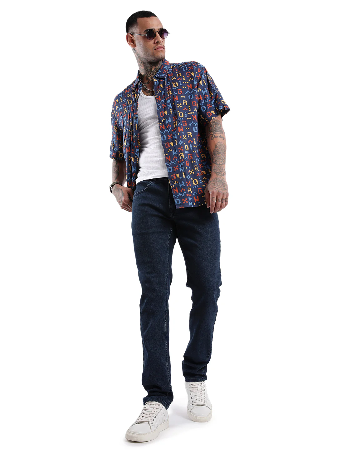Elite Dark Blue Slim Fit Jeans - Image 2