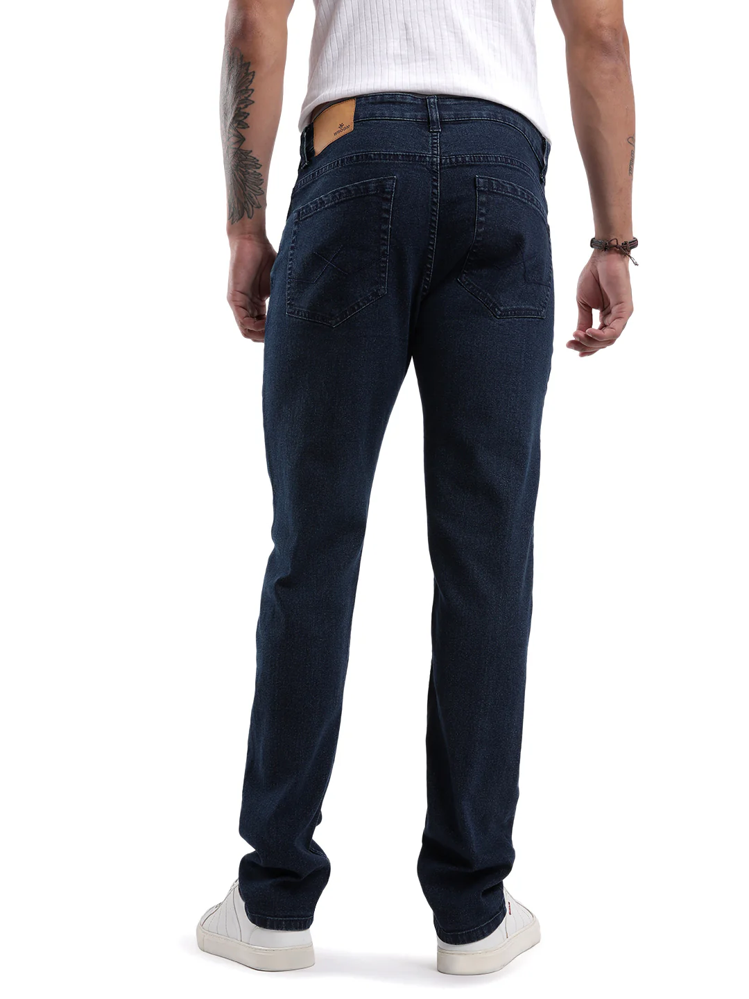 Elite Dark Blue Slim Fit Jeans - Image 3