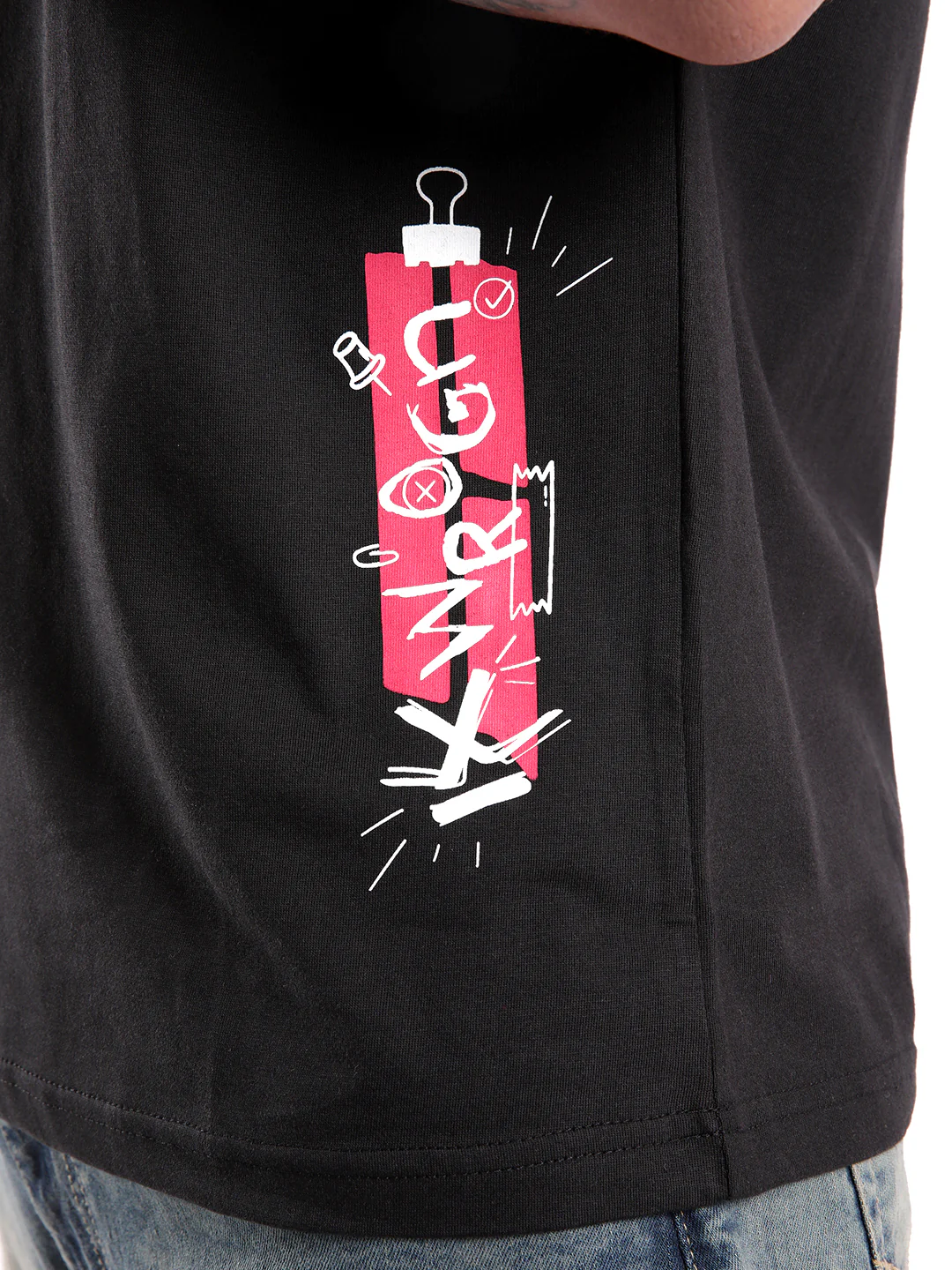 Elite Placement Print Crew Neck T-Shirt - Image 5