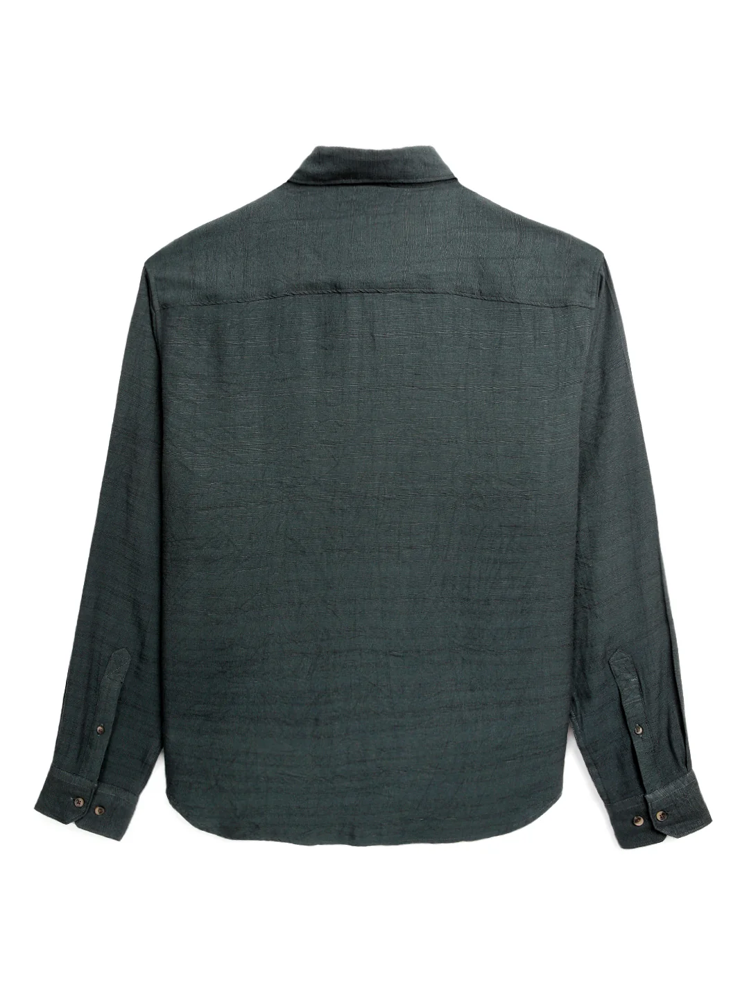 Elite Premium Dark Green Slim Fit Shirt - Image 7