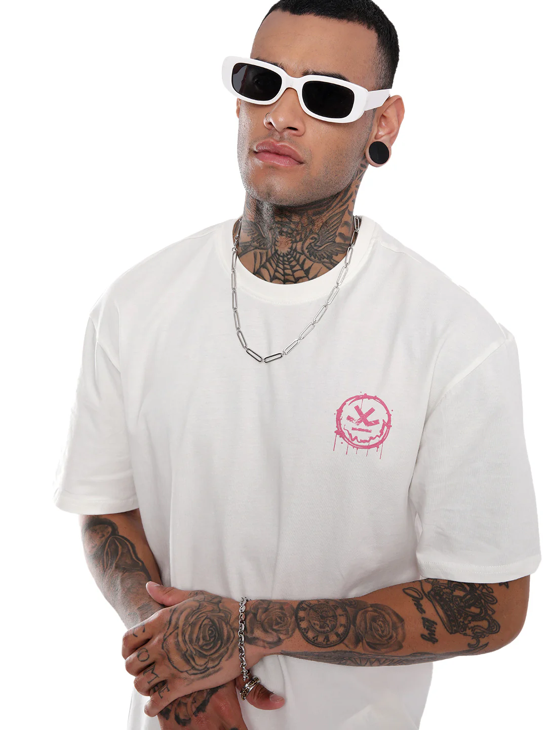 Embrace The Wrogn Side White T-Shirt - Image 3