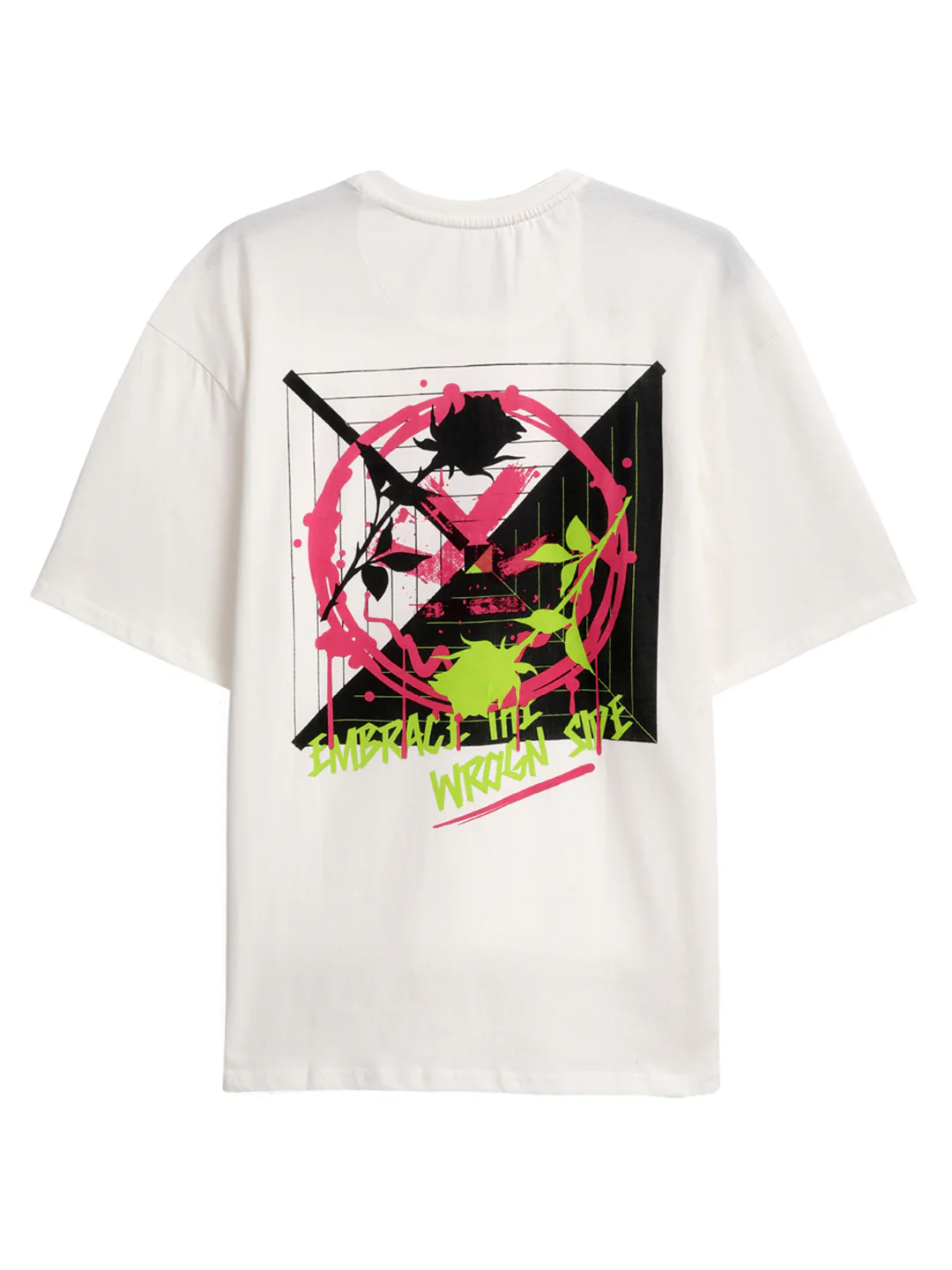 Embrace The Wrogn Side White T-Shirt - Image 7