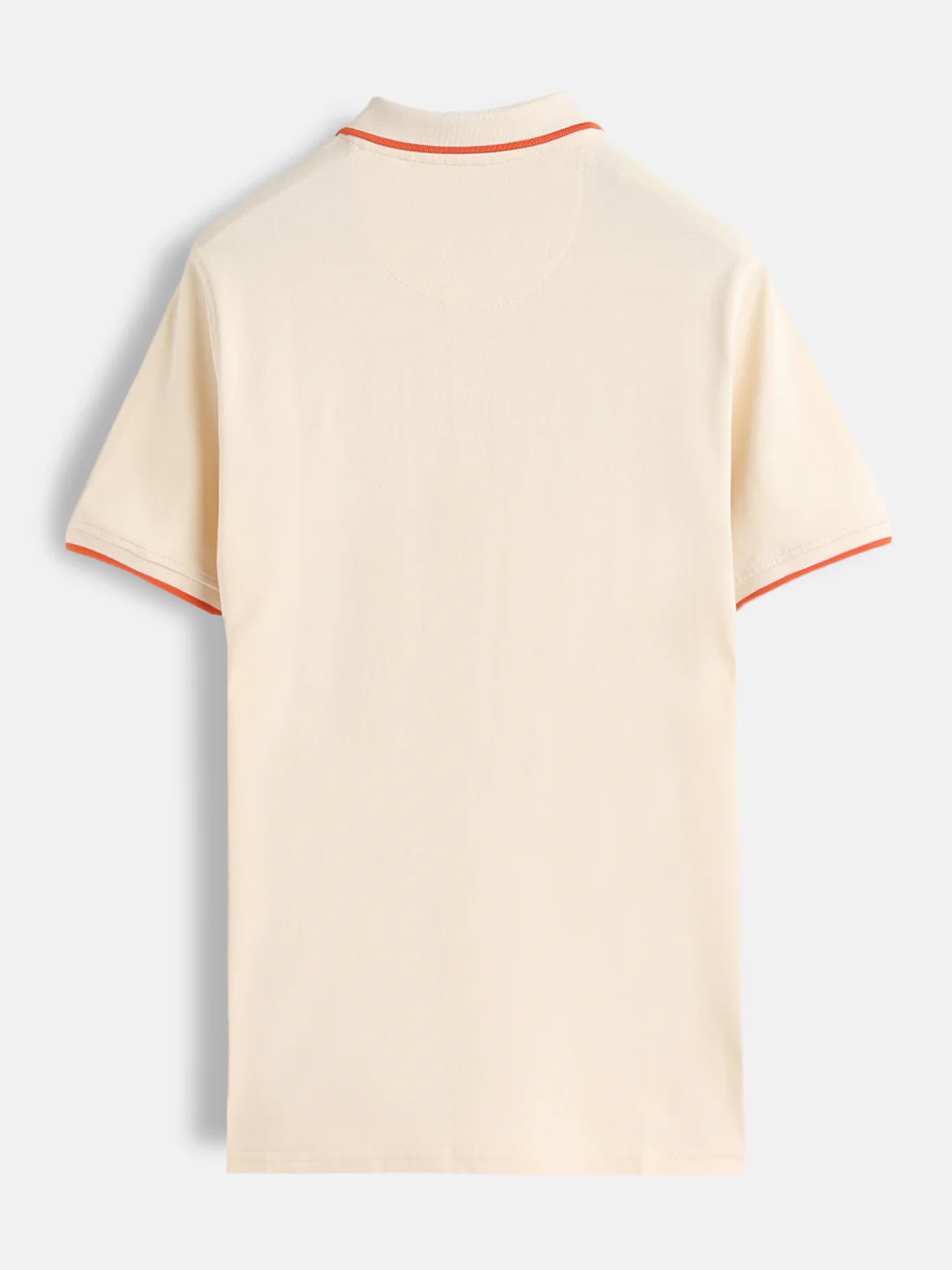 Embroidered Look Engineered Aop Polo T-Shirt  | Beige - Image 2