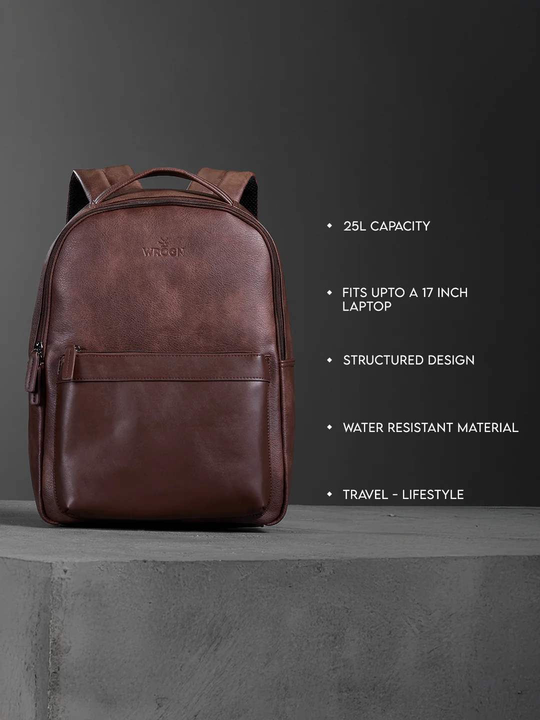Everyday Classic Backpack | Brown (25L) - Image 2