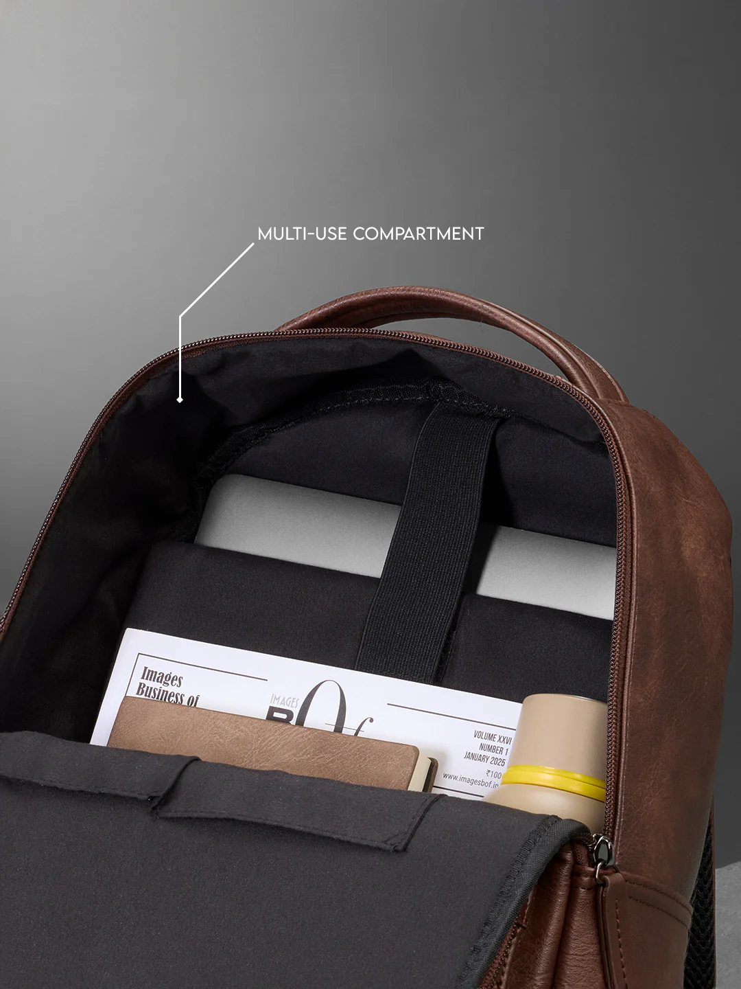 Everyday Classic Backpack | Brown (25L) - Image 5