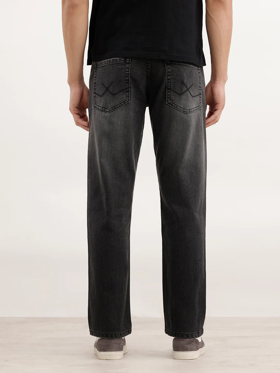 Faded Anti Fit Denim Jeans  | Grey - Image 3
