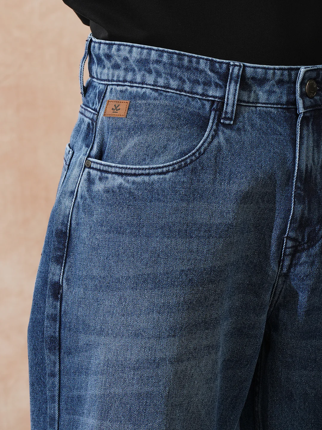Faded Loose Fit Jeans | Blue - Image 5