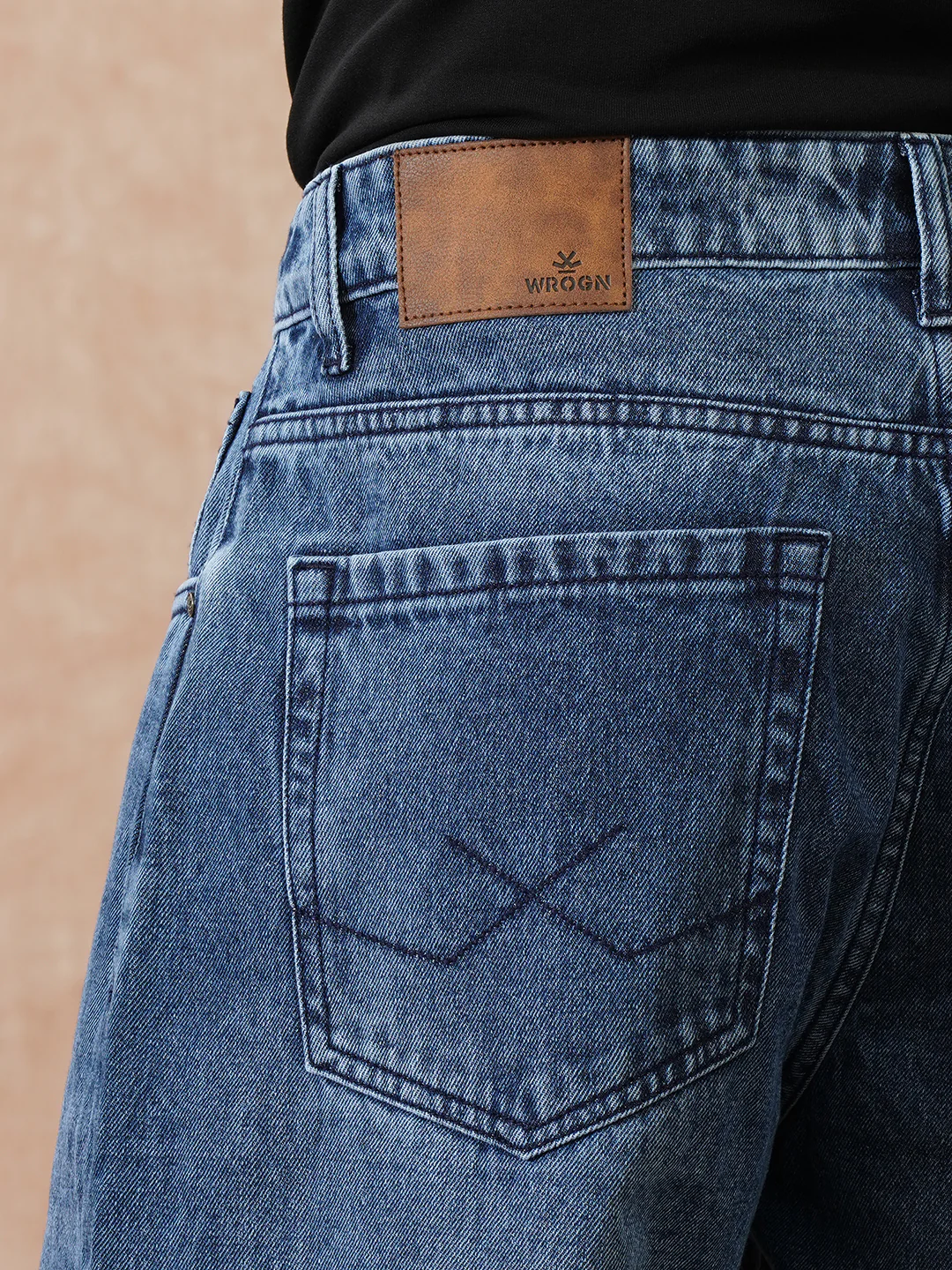 Faded Loose Fit Jeans | Blue - Image 6