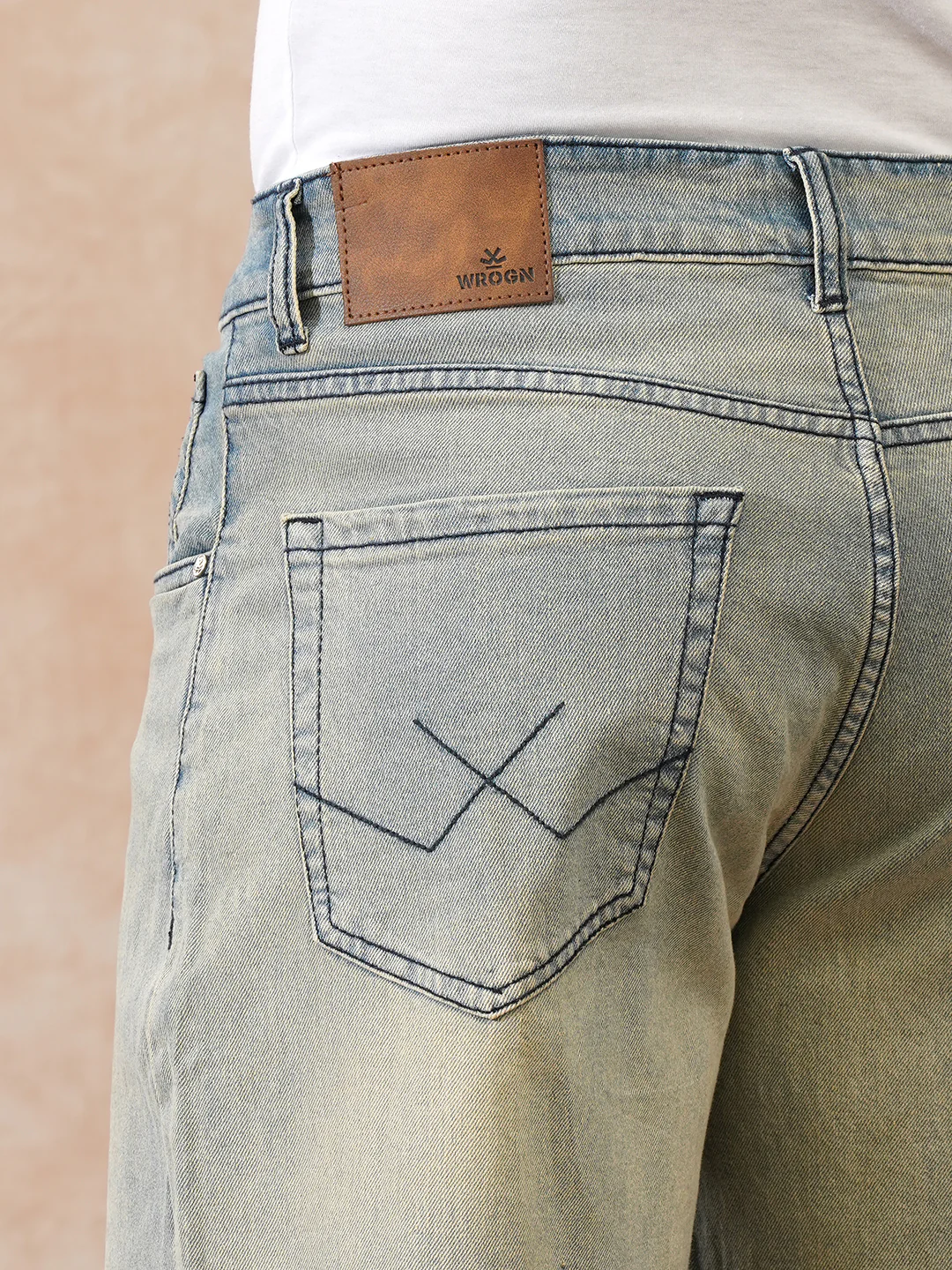 Faded Loose Fit Jeans | Light Blue - Image 6