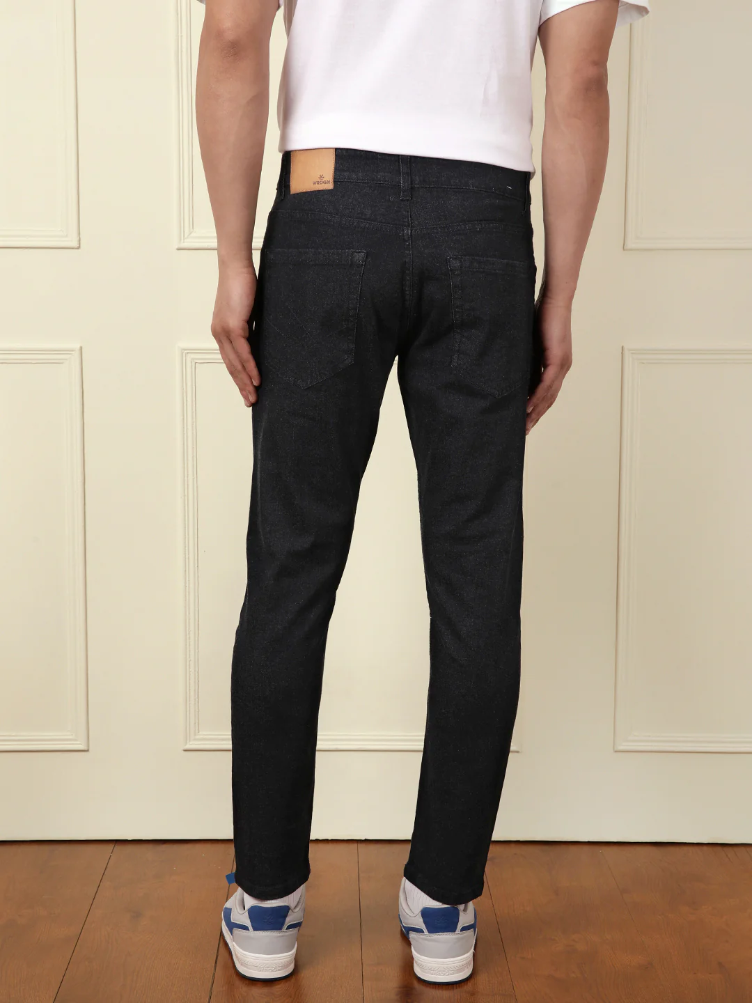 Casual Skinny Crop Jeans | Black - Image 3