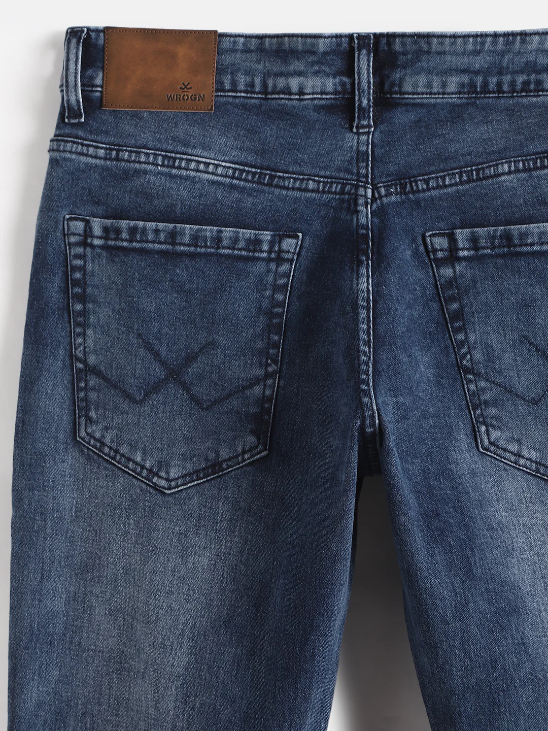 Faded Slim Fit Jeans | Blue - Image 4