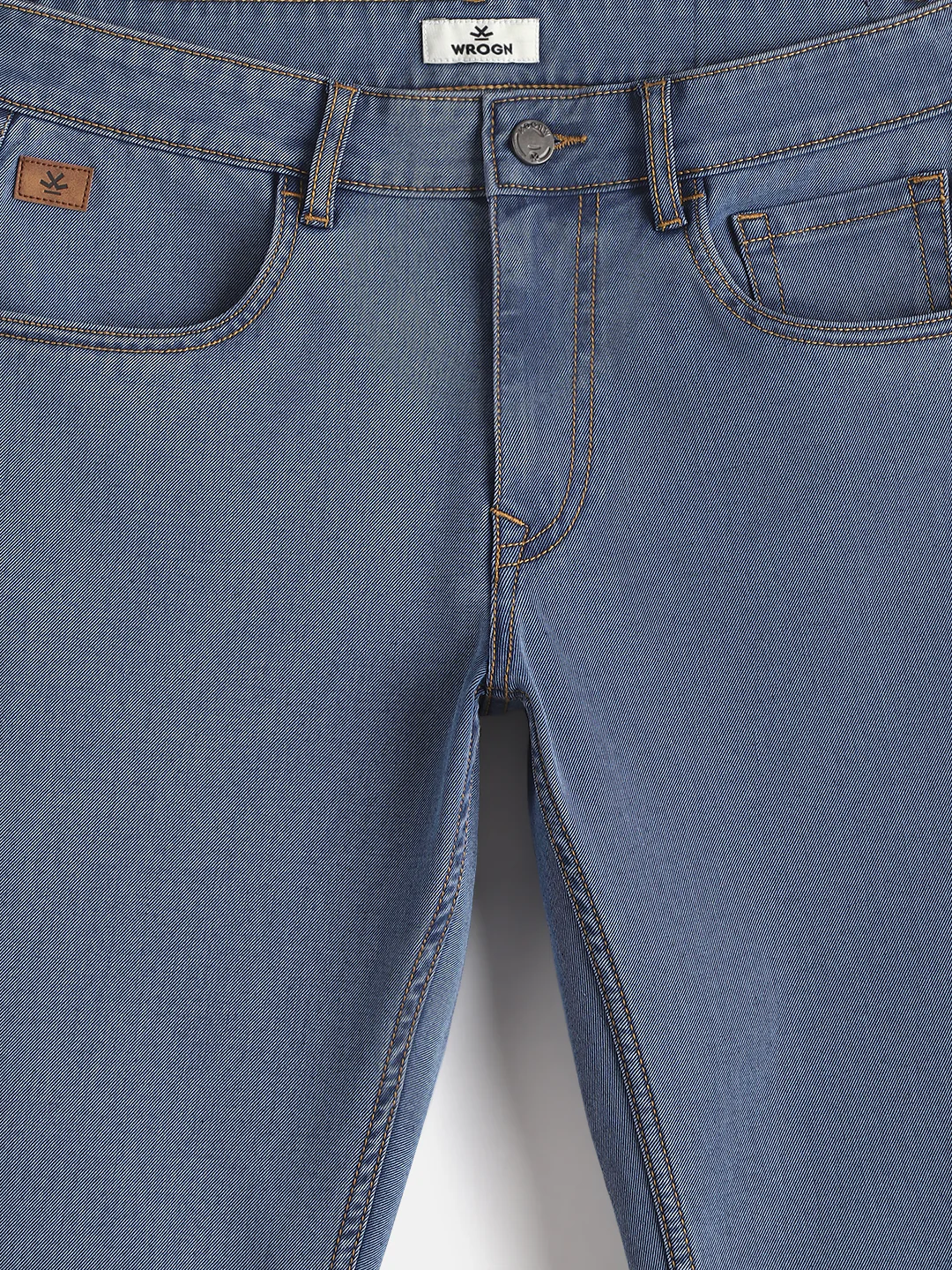Faded Slim Fit Jeans | Light Blue - Image 3