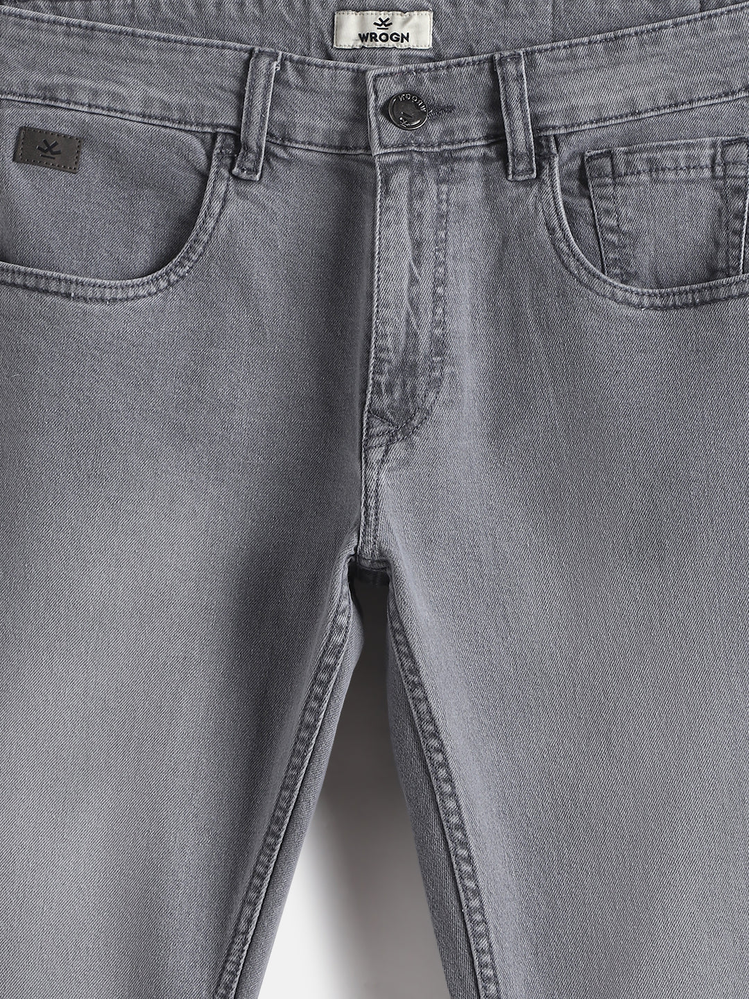 Faded Slim Tapered Jeans | Grey - Image 2