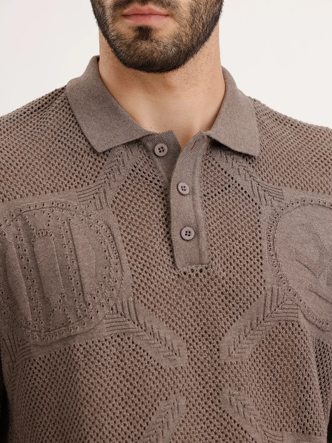 Oversized Flat Knit T-Shirt | Dark Green - Image 5