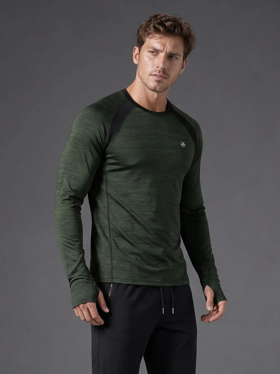 Full Sleeve Performance Tee | Olive - Image 4