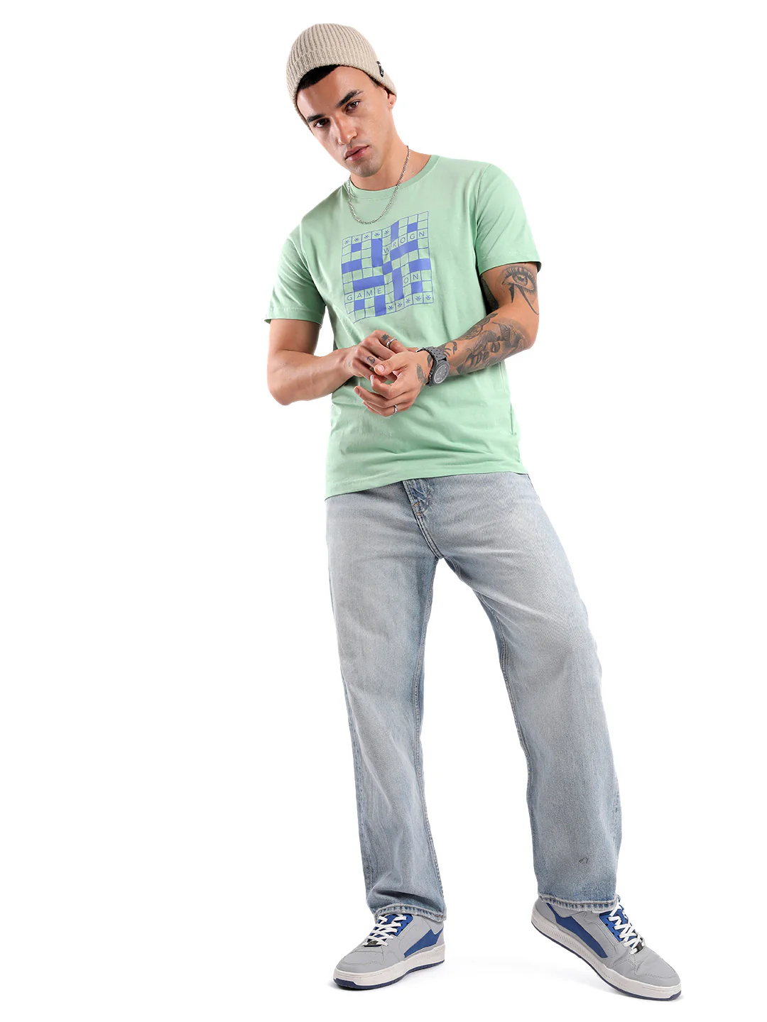 Game On Light Green T-Shirt - Image 2