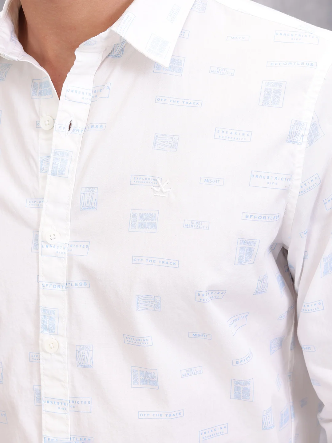 Graphic Aop Shirt | White - Image 5