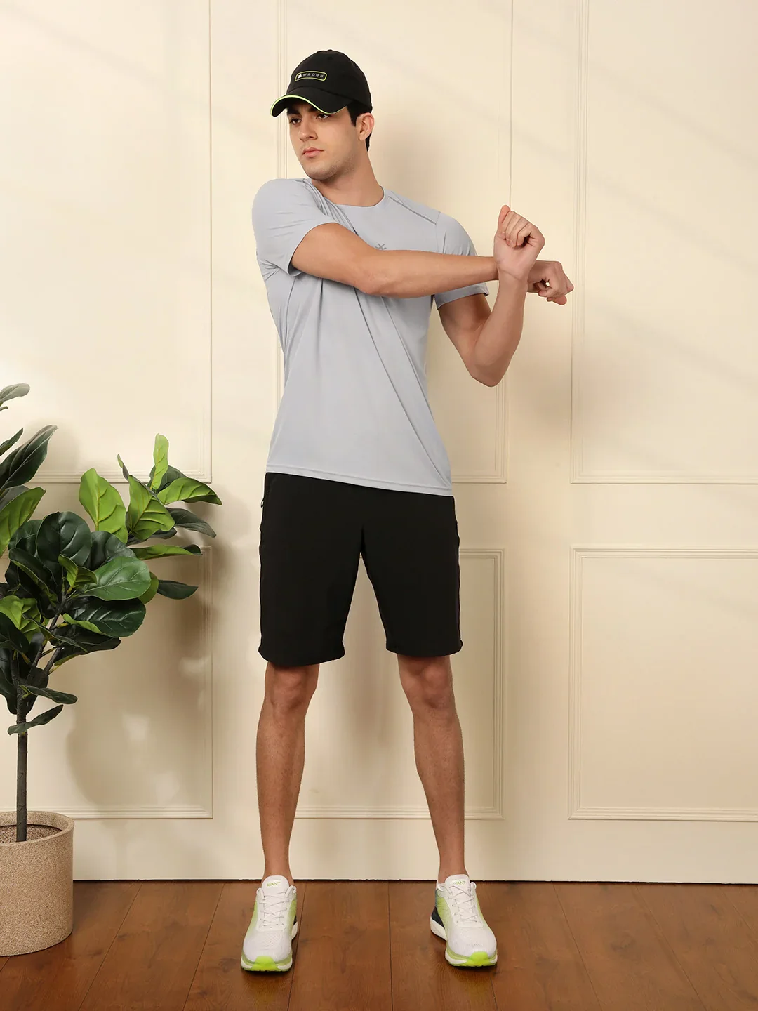 Grey Cut & Sew Short Sleeve T-Shirt - Image 2