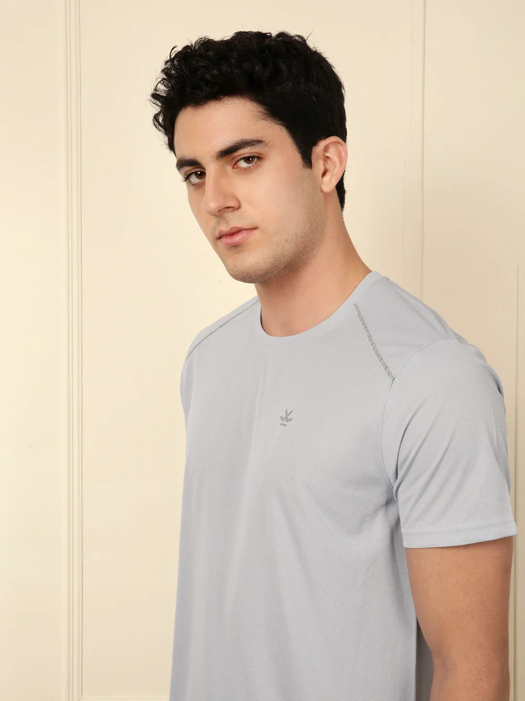Grey Cut & Sew Short Sleeve T-Shirt - Image 5