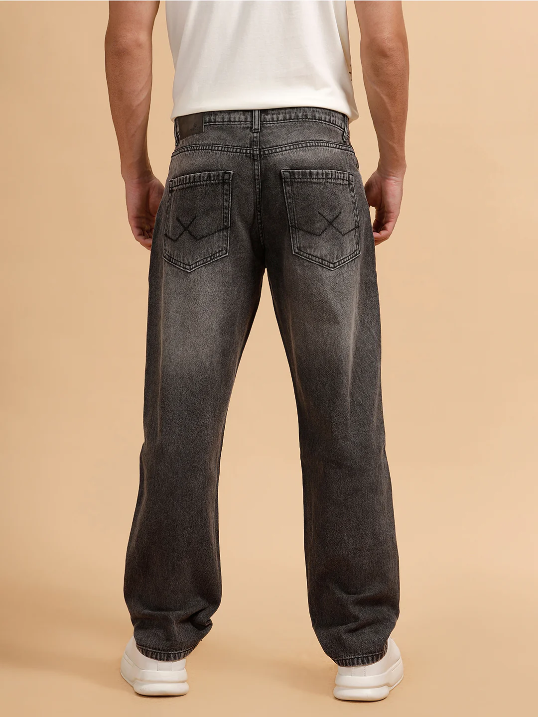 Heavy Fade Anti Fit Jeans | Grey - Image 3