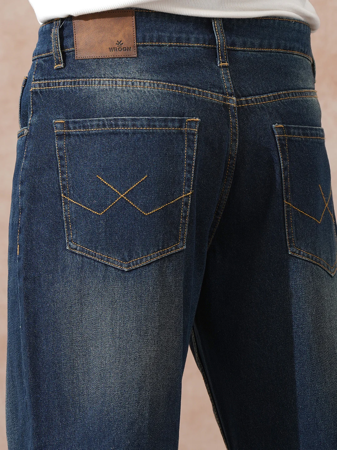 Heavy Fade Loose Fit Jeans | Blue - Image 6