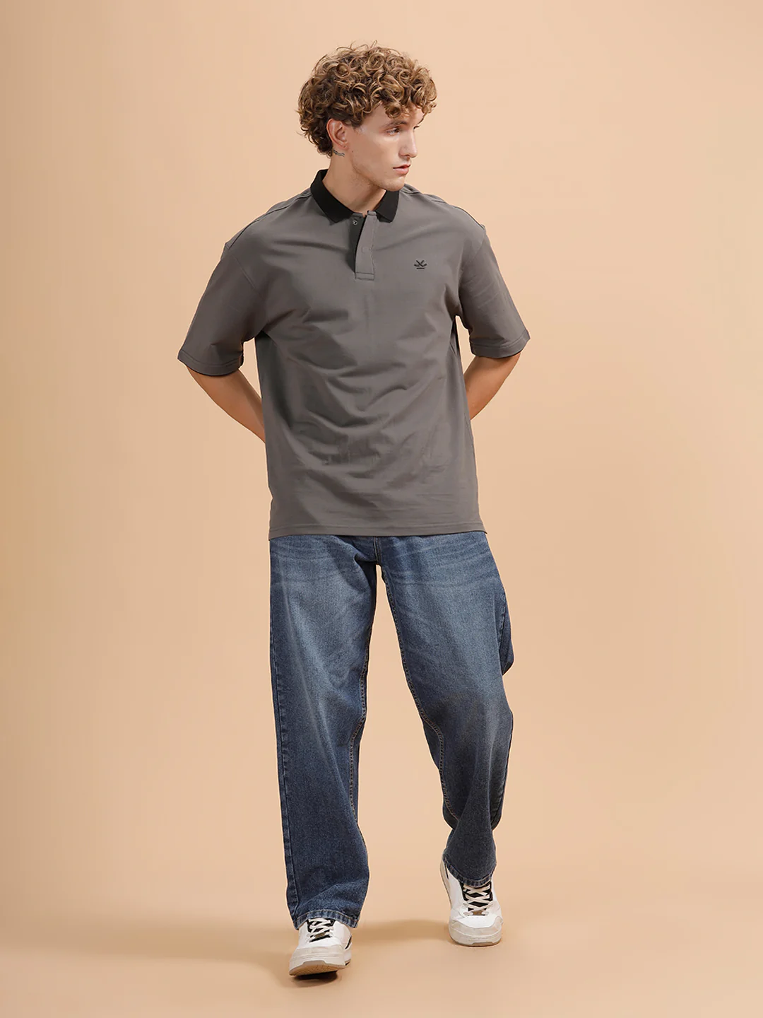 Heavy Fade Loose Fit Jeans | Blue - Image 2