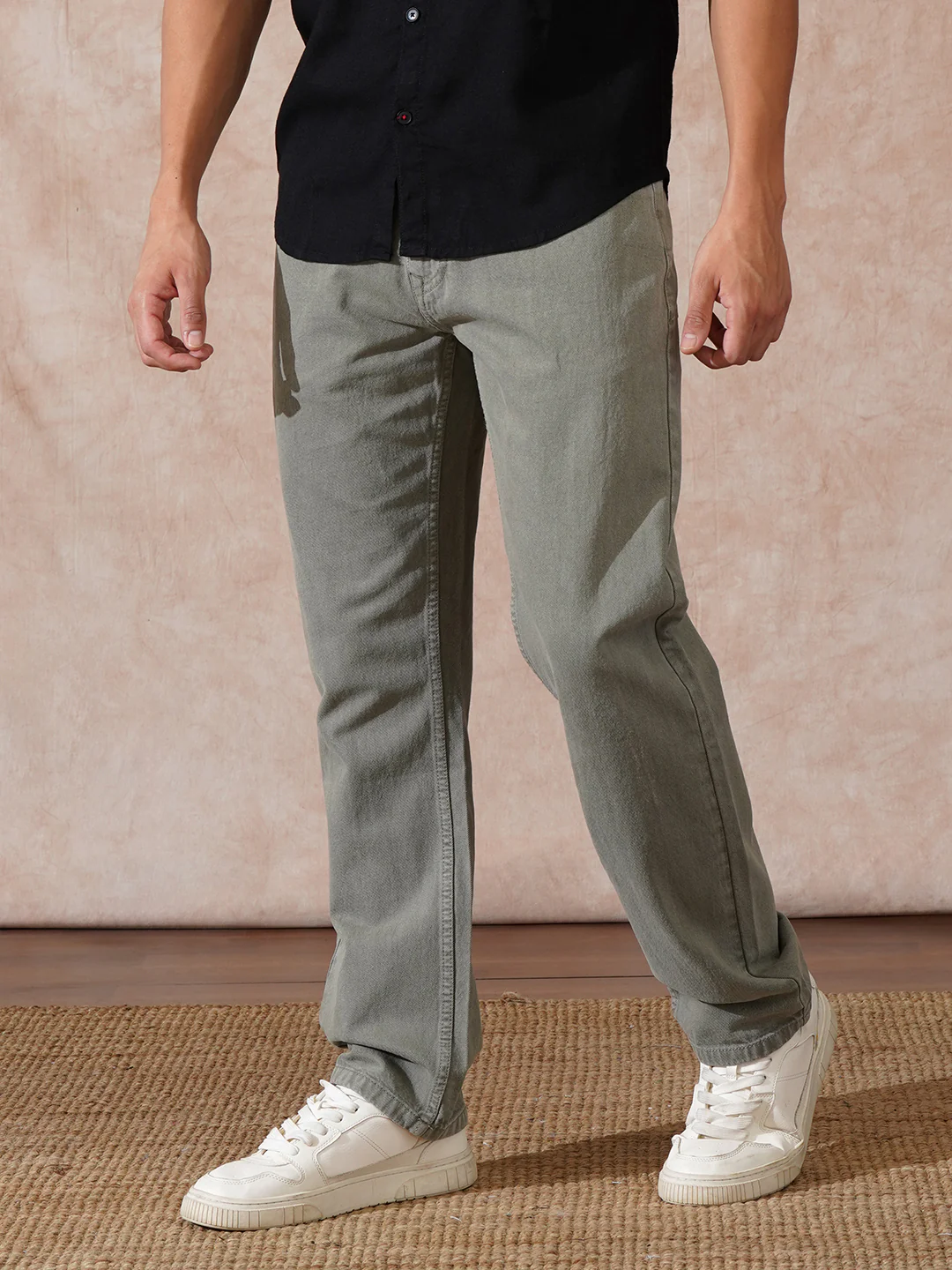 Heavy Fade Relaxed Fit Jeans | Grey - Image 4