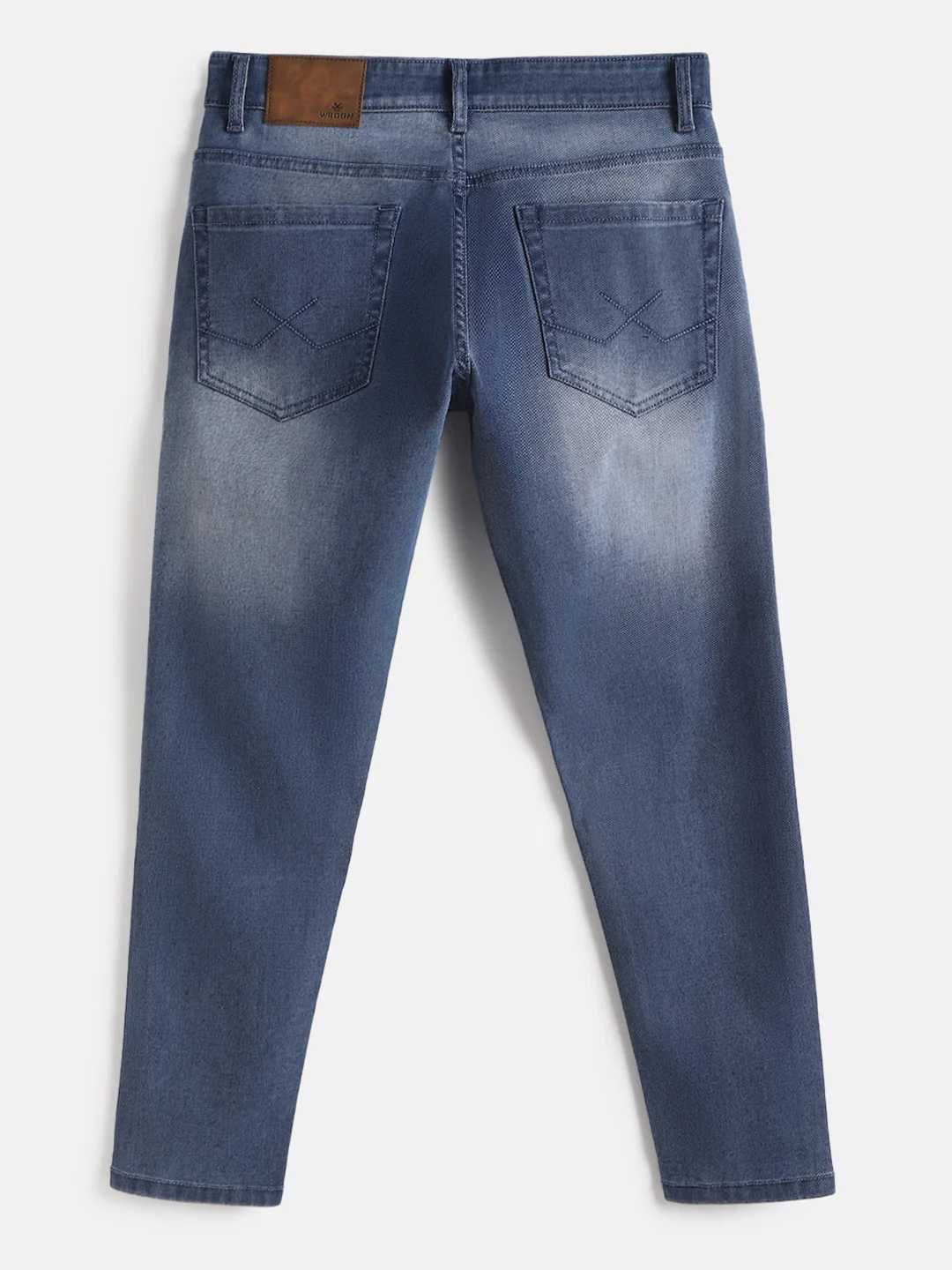 Heavy Fade Skinny Crop Jeans | Blue - Image 4