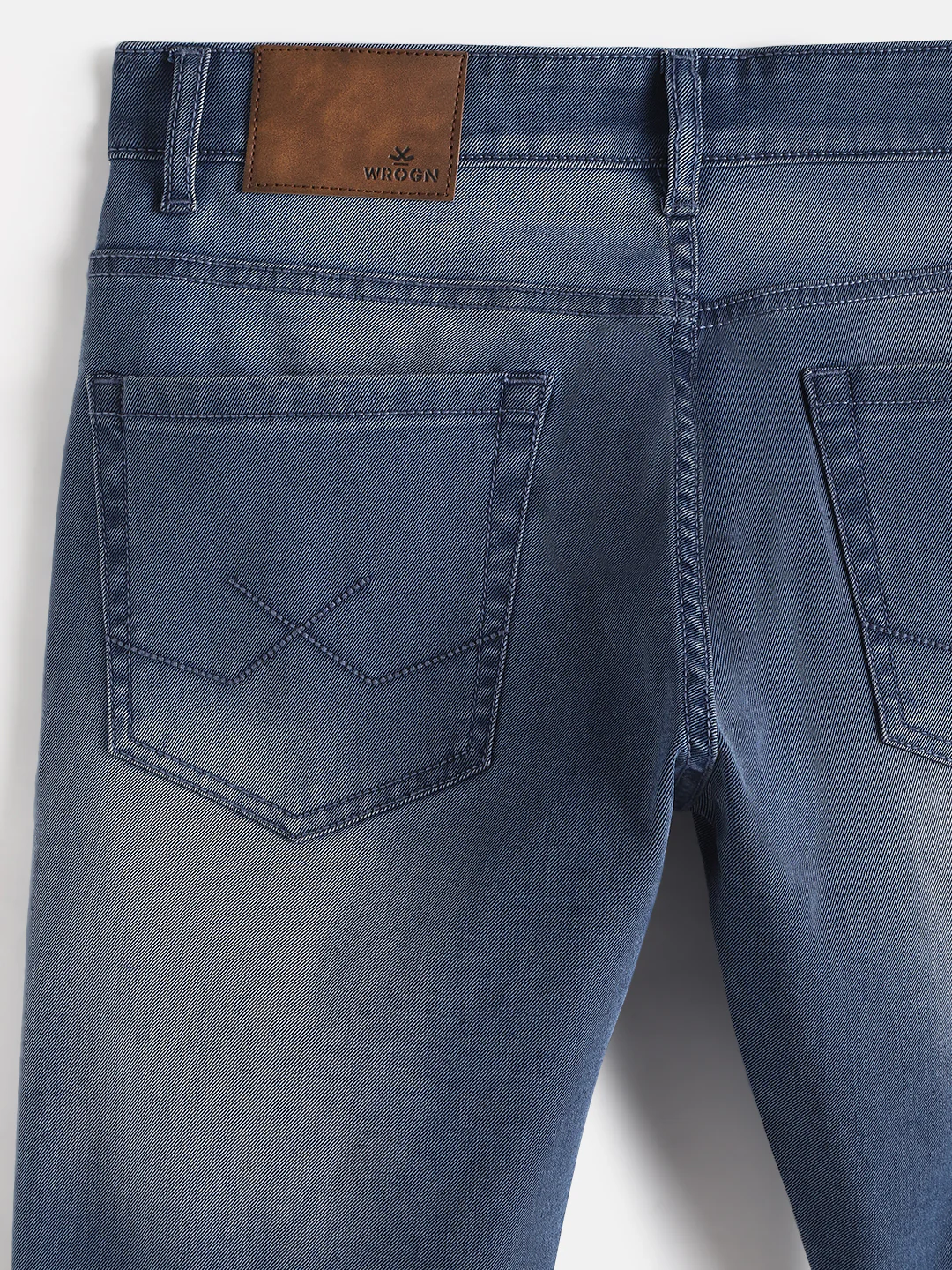 Heavy Fade Skinny Crop Jeans | Blue - Image 5