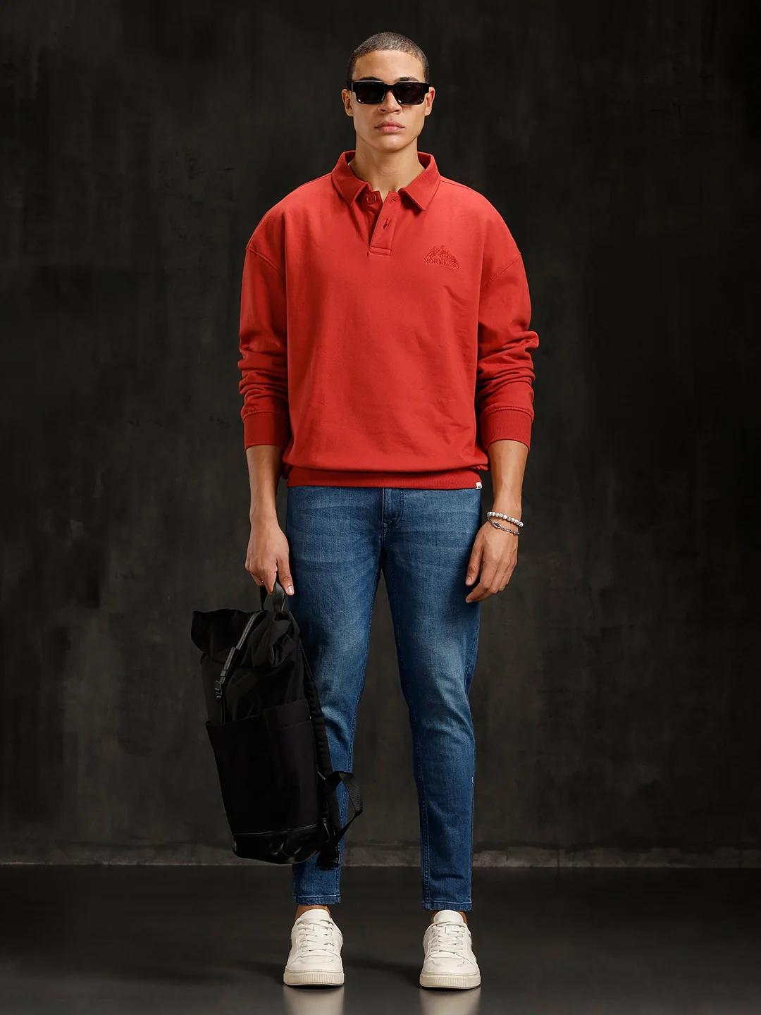 Heavy Fade Skinny Crop Jeans | Blue - Image 2