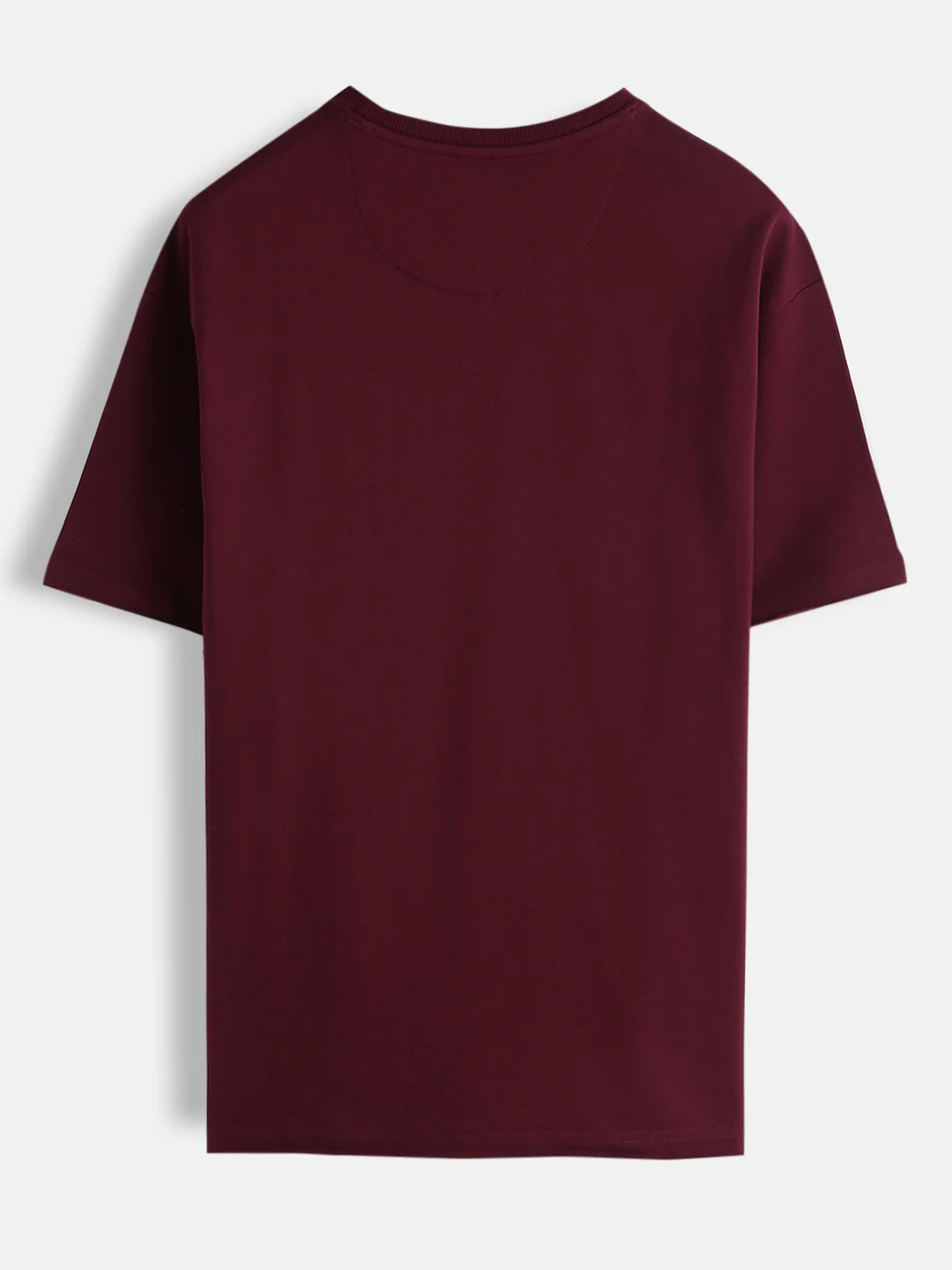 Heavy GSM Applique Logo T-Shirt | Wine - Image 2