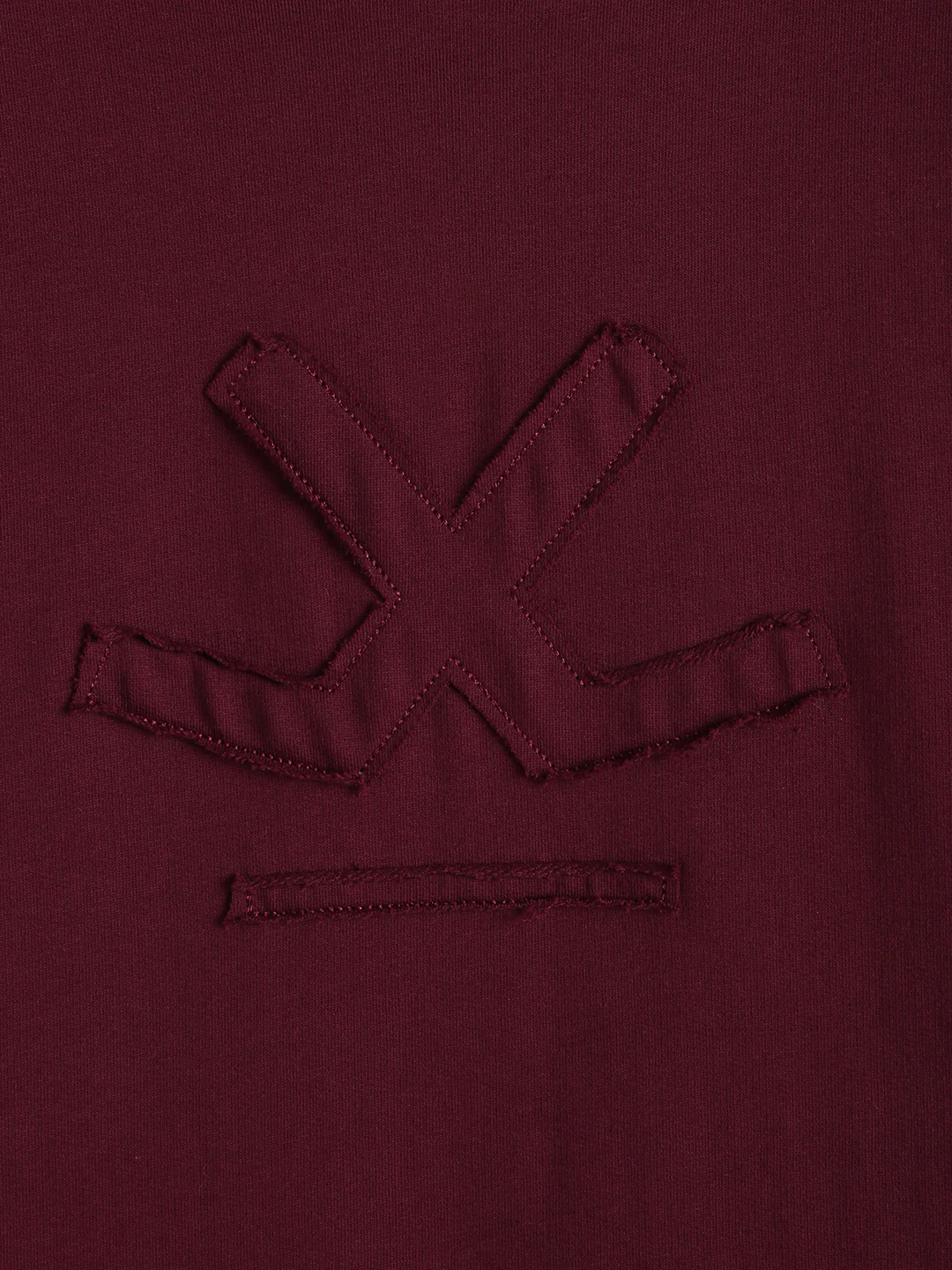 Heavy GSM Applique Logo T-Shirt | Wine - Image 4