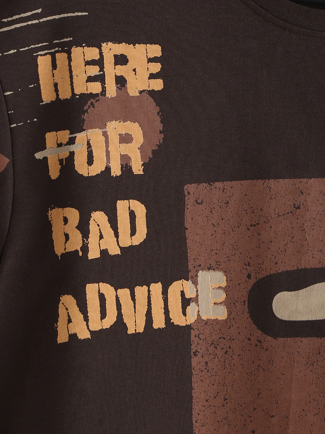 Heavy GSM Oversized Fit T-Shirt | Brown - Image 3