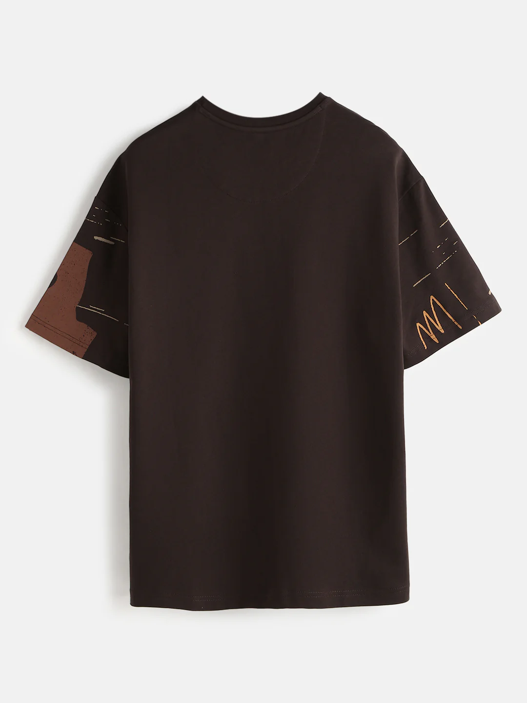 Heavy GSM Oversized Fit T-Shirt | Brown - Image 4
