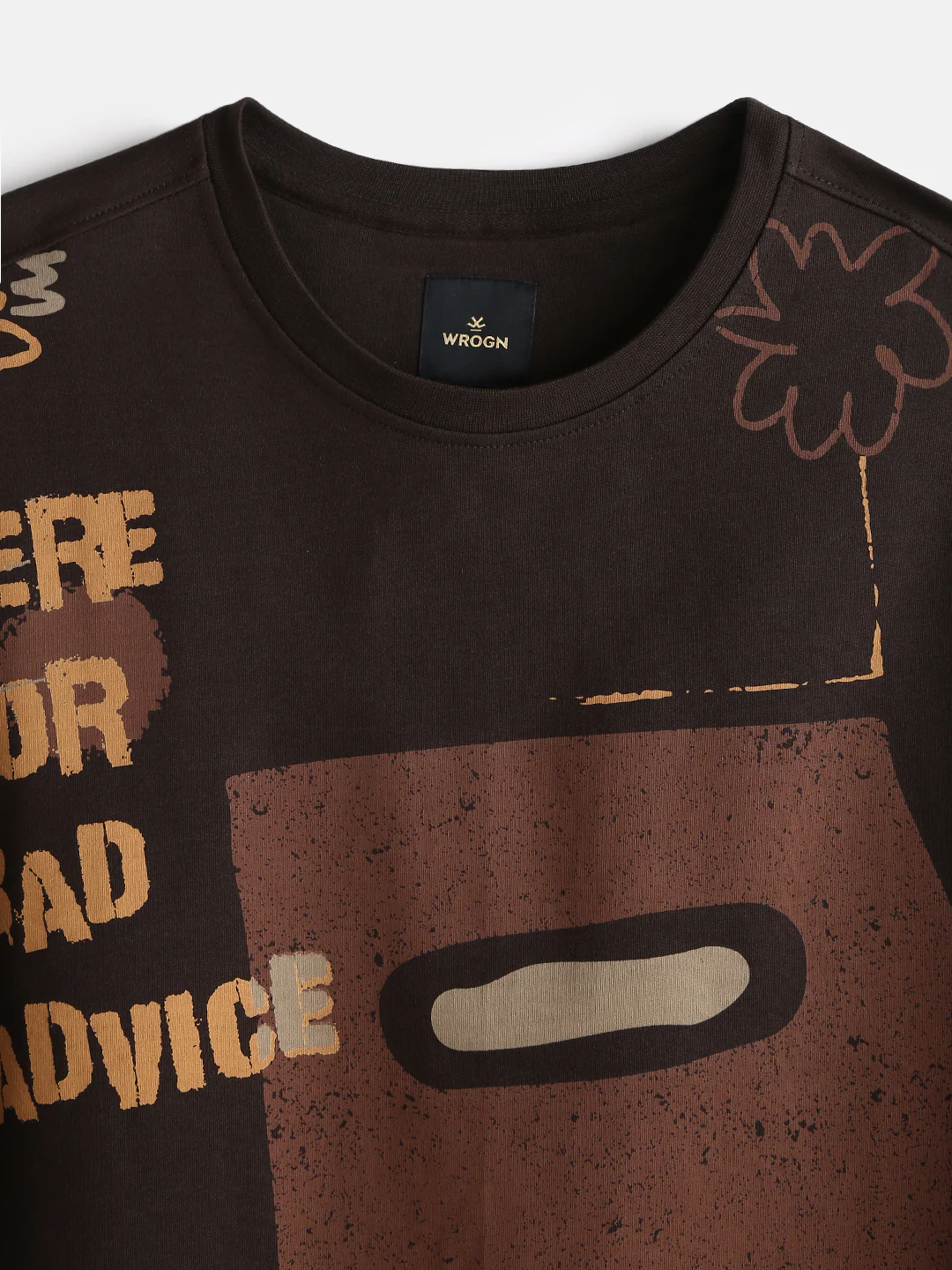 Heavy GSM Oversized Fit T-Shirt | Brown - Image 5