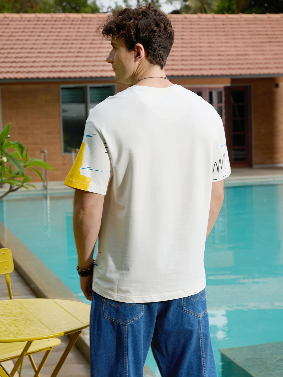 Heavy GSM Oversized Fit T-Shirt | Off White - Image 3