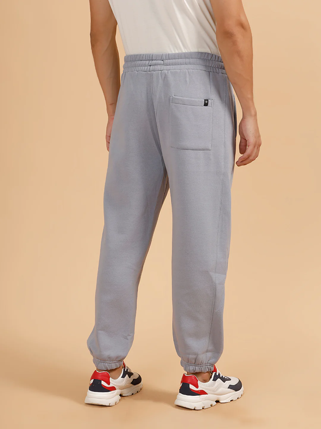 Heavy GSM Relaxed Fit Jogger | Grey - Image 3